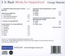 Johann Sebastian Bach (1685-1750): Chromatische Fantasie &amp; Fuge BWV 903, CD