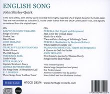John Shirley - English Song, 2 CDs