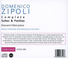 Domenico Zipoli (1688-1726): Sämtliche Suiten &amp; Partiten für Klavier, CD