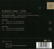 Johann Sebastian Bach (1685-1750): Orchestersuiten Nr.1-4, 2 CDs