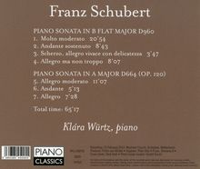 Franz Schubert (1797-1828): Klaviersonaten D.664 &amp; 960, CD
