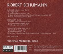 Robert Schumann (1810-1856): Klaviersonate Nr.3 op.14, CD