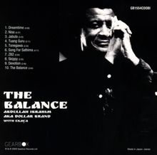 Abdullah Ibrahim (Dollar Brand) (geb. 1934): The Balance (Papersleeve), CD