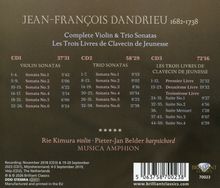Die Aufnahme enthält Musik von Jean-François Dandrieu. Drei CDs mit Violin-, Trio-Sonaten und Clavecin-Stücken.