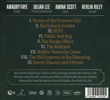 CD-Inlay mit Songtiteln I bis IX, Musiker und Instrumente angegeben. Informationen zur Aufnahme und Produktion unten.