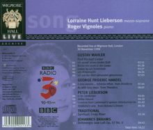 Lorraine Hunt Lieberson - Live at Wigmore Hall 30.11.1998, CD