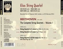 Ludwig van Beethoven (1770-1827): Sämtliche Streichquartette Vol.1, 2 CDs