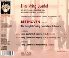 Ludwig van Beethoven (1770-1827): Streichquartette Nr.5,9,14, 2 CDs
