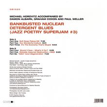 Michael Horovitz, Damon Albarn, Graham Coxon &amp; Paul Weller: Bankbusted Nuclear Detergent Blues (Jazz Poetry Superjam #3) (180g) (Limited Edition) (White Vinyl), LP