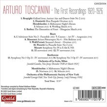 Arturo Toscanini - The First Recordings 1920-1926, CD