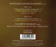 Wolfgang Amadeus Mozart (1756-1791): Klavierkonzerte Nr.20,21,23,27, 2 CDs