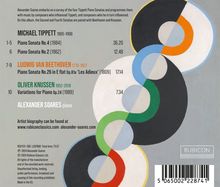 Michael Tippett (1905-1998): Klaviersonaten Nr.2 &amp; 4, CD