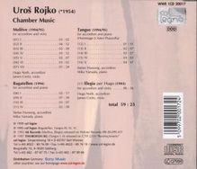 Uros Rojko (geb. 1954): Kammermusik für Akkordeon, CD