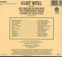 Kurt Weill (1900-1950): Die Dreigroschenoper, CD