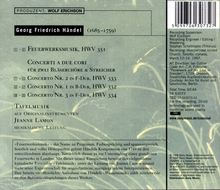 Georg Friedrich Händel (1685-1759): Feuerwerksmusik HWV 351, CD