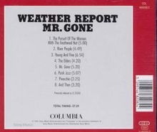 Weather Report: Mr. Gone, CD