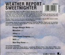 Weather Report: Sweetnighter, CD