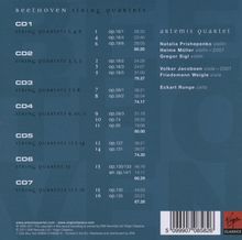 Ludwig van Beethoven (1770-1827): Sämtliche Streichquartette (Artemis Quartett), 7 CDs
