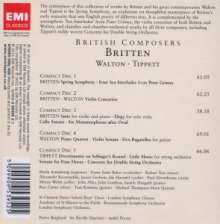 British Composers - Benjamin Britten / William Walton / Michael Tippett, 5 CDs