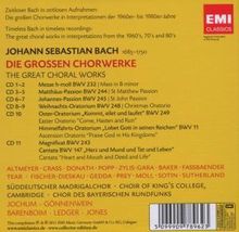 Johann Sebastian Bach (1685-1750): Die großen geistlichen Werke, 11 CDs