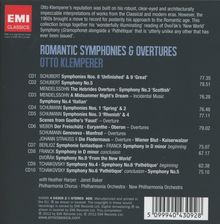 Otto Klemperer - Romantische Symphonien &amp; Ouvertüren, 10 CDs