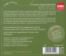 Canto Gregoriano - Stimmen der Stille, CD