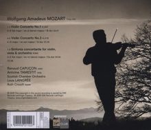 Wolfgang Amadeus Mozart (1756-1791): Violinkonzerte Nr.1 &amp; 3, CD