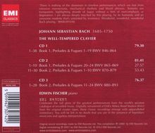 Johann Sebastian Bach (1685-1750): Das Wohltemperierte Klavier 1 &amp; 2, 3 CDs
