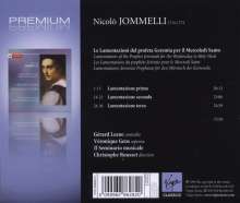 Niccolo Jommelli (1714-1774): Lamentazioni il Mercoledi Santo, CD