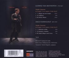 Renaud Capucon - Violinkonzerte von Beethoven &amp; Korngold, CD