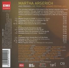 Martha Argerich &amp; Friends - Live from Lugano Festival 2012, 3 CDs