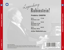 Legendary Rubinstein! - Chopin, 3 CDs