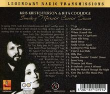 Kris Kristofferson &amp; Rita Coolidge: Sunday Mornin' Comin' Down: Legendary Radio Transmissions, CD