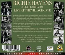 Richie Havens &amp; Cliff Eberhardt: Live At The Village Gate, CD