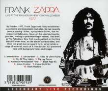 Frank Zappa (1940-1993): Live At The Palladium New York, Halloween 1977, CD