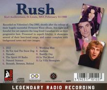 Rush: Kiel Auditorium, St Louis, MI, February 14 1980, CD