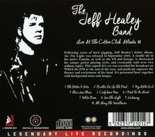 Jeff Healey: Live At The Cotton Club '88, CD