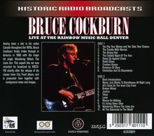 Bruce Cockburn: Live At The Rainbow Music Hall Denver, 2 CDs