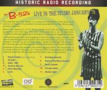The B-52s: Live In The Studio January '78, CD