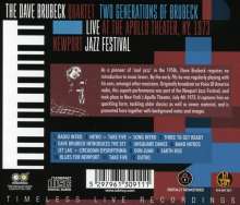 Dave Brubeck (1920-2012): Two Generations Of Brubeck: Live At The Apollo Theater 1973, CD
