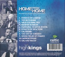 The High Kings: Home From Home: Recorded Live At Concert Deck, Dublin, Ireland, CD