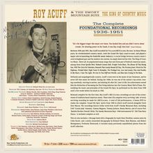 Roy Acuff: The King Of Country Music: The Foundational Recordings Complete 1936 - 1951, 9 CDs und 1 DVD