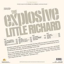 Little Richard: The Explosive Little Richard! (180g), 2 LPs