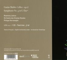 Gustav Mahler (1860-1911): Symphonie Nr.4, CD