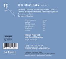 Igor Strawinsky (1882-1971): Threni - Geistliche Musik, CD