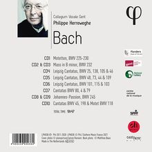 Johann Sebastian Bach (1685-1750): Philippe Herreweghe - Bach (PHI-Recordings), 10 CDs