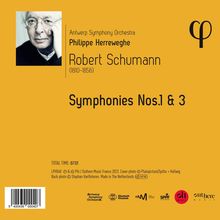 Robert Schumann (1810-1856): Symphonien Nr.1 &amp; 3, CD