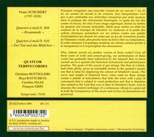 Franz Schubert (1797-1828): Streichquartette Nr.13 &amp; 14, CD