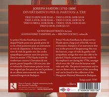 Joseph Haydn (1732-1809): Baryton-Trios H11 Nr.42,59,66,70,96,101, CD
