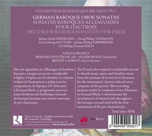 Benoit Laurent - German Baroque Oboe Sonatas, CD